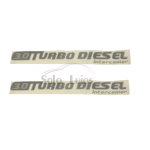 STICKER 3.0 TURBO DIESEL INTERCOOLER (PAR)