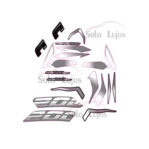 CALCOMANIAS NS200 GRIS (NO INCLUYE AROS)