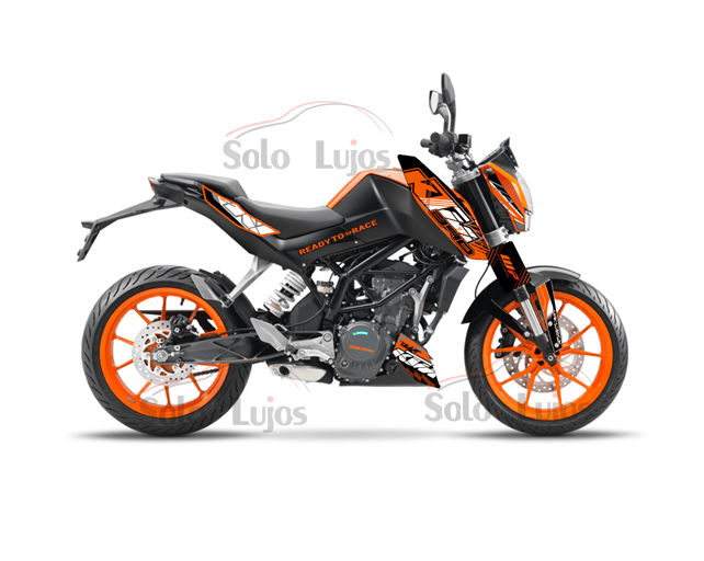CALCOMANIA KTM DUKE 390 READY TO RACE - Imagen 2