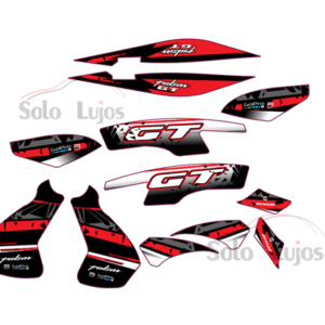 CALCOMANIA PULSAR 180 GT ROJO