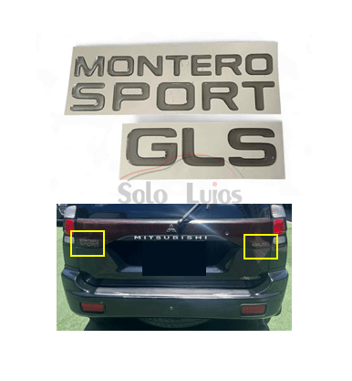 CALCOMANIA MONTERO SPORT GLS - Imagen 2