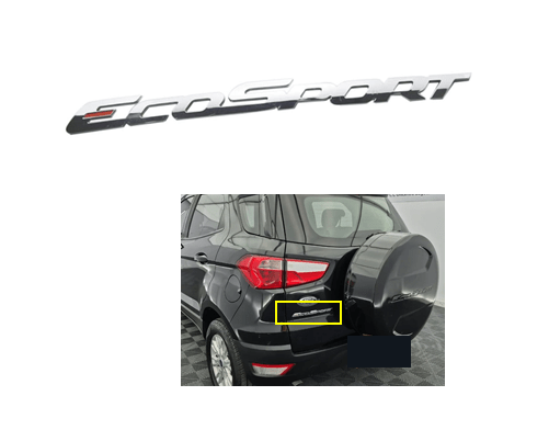 EMBLEMA PALABRA ECOSPORT DE FORD - Imagen 2