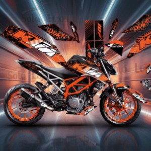 CALCOMANIA KTM DUKE 250 390 NUEVA GENERACION MOD 001