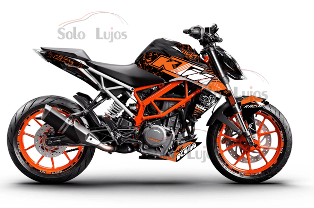 CALCOMANIA KTM DUKE 250 390 NUEVA GENERACION MOD 001 - Imagen 3